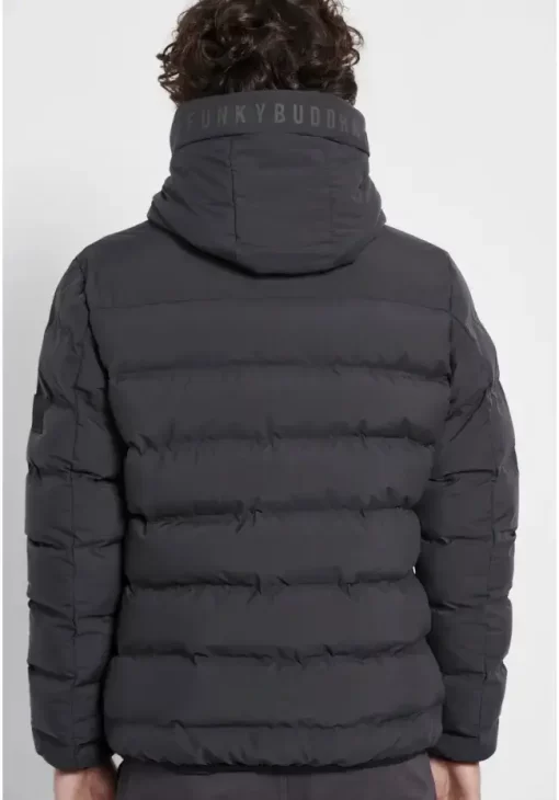 puffer μπουφάν με επένδυση FBM008 038 01 Grey