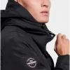 Ανδρικό overhead jacket με κουκούλα FBM008 015 01 Black (3)