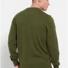 βαμβακερή πλεκτή μπλούζα FBM008 001 09 Pine Green (4)