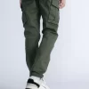 παντελόνι cargo Tro5816092 Khaki (2)