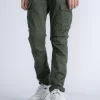 παντελόνι cargo Tro5816092 Khaki (4)