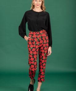 παντελόνι chinos με πιέτες Maggie 125 21372 Rose (2)