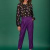 παντελόνι chinos με πιέτες Tim 125 21370 Violet (2)