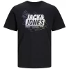 jackjones plussizeprintedt shirt black