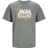 jackjones plussizeprintedt shirt green