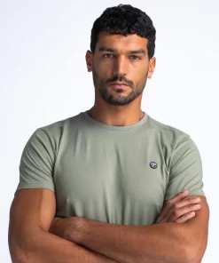 Essential t shirt με λαιμόκοψη Tsr0026158 Sage Green (2)