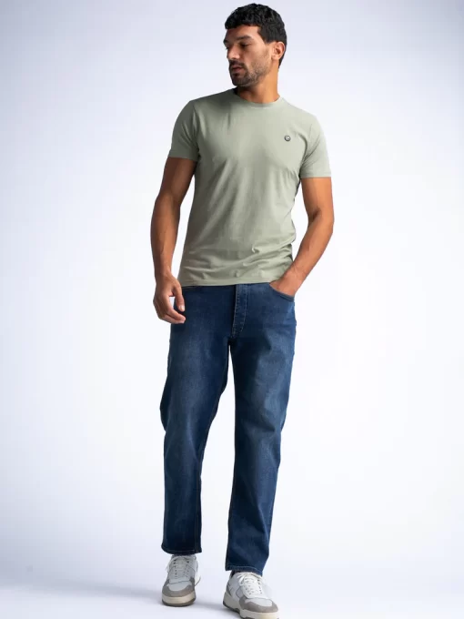 Essential t shirt με λαιμόκοψη Tsr0026158 Sage Green (4)