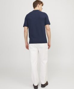 polo πλεκτό t shirt 12248819 Navy (2)