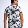 t shirt floral Tsr6559108 Anthracite