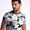 t shirt floral Tsr6559108 Anthracite (2)