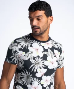 t shirt floral Tsr6559108 Anthracite (2)