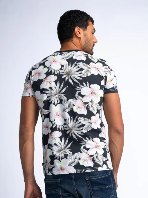 t shirt floral Tsr6559108 Anthracite