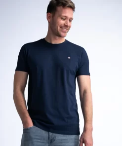 t shirt με λαιμόκοψη Tsr0025178 Navy (3)