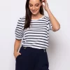 t shirt με ρίγες178Megan Navy 3