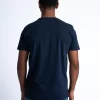 t shirt με στάμπα Tsr6025178 Navy