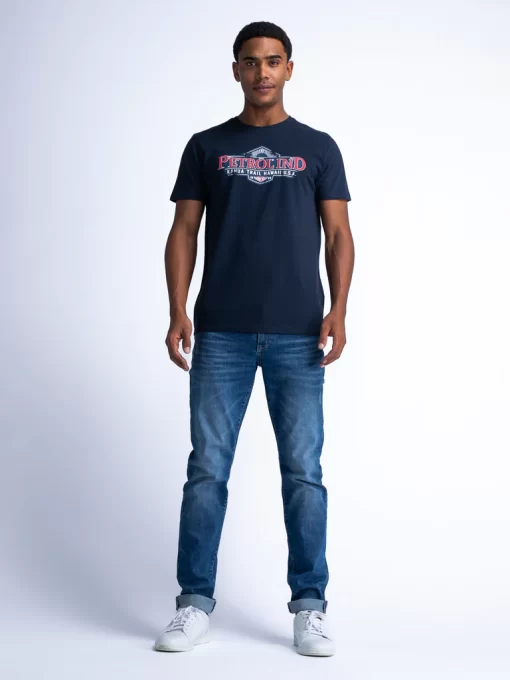 t shirt με στάμπα Tsr6025178 Navy (4)