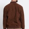 Ανδρικό δερμάτινο suede jacket MRM008 261 01 Brown (5)