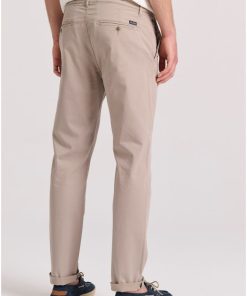 Chino Παντελόνι Comfort Stretch FBM009 001 02 Greige (2)