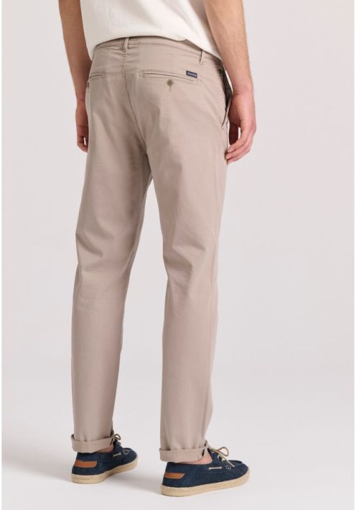 Chino Παντελόνι Comfort Stretch FBM009 001 02 Greige (2)