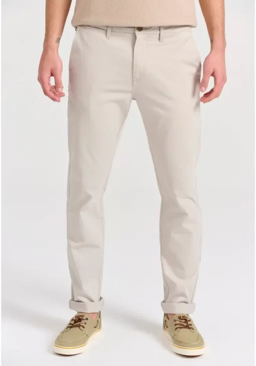 Chino Παντελόνι Comfort Stretch FBM009 001 02 Silver Grey