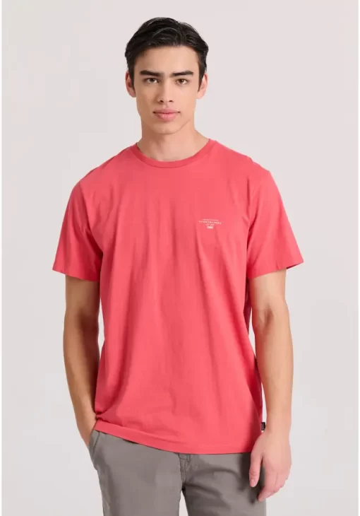 Essential t shirt με λαιμόκοψη FBM009 001 04 Cayenne Red