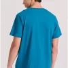 Essential t shirt με λαιμόκοψη FBM009 001 04 Deep Teal (4)