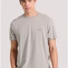 Essential t shirt με λαιμόκοψη FBM009 001 04 Grey