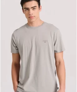 Essential t shirt με λαιμόκοψη FBM009 001 04 Grey