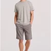 Essential t shirt με λαιμόκοψη FBM009 001 04 Grey (2)