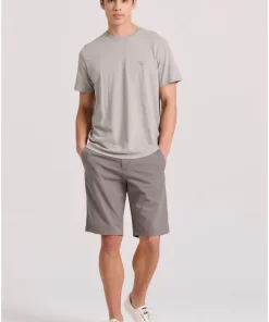 Essential t shirt με λαιμόκοψη FBM009 001 04 Grey (2)