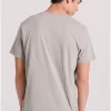 Essential t shirt με λαιμόκοψη FBM009 001 04 Grey (3)