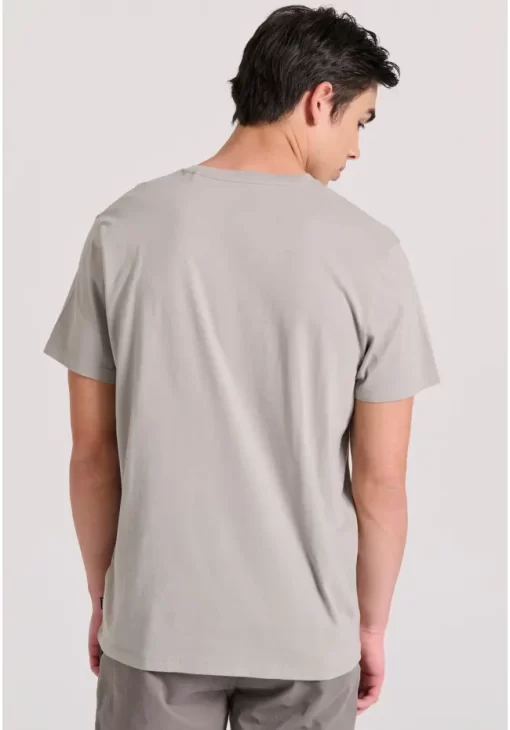 Essential t shirt με λαιμόκοψη FBM009 001 04 Grey (3)