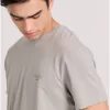 Essential t shirt με λαιμόκοψη FBM009 001 04 Grey (4)