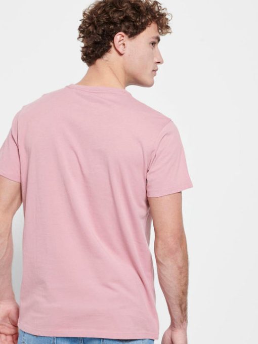 T shirt από οργανικό βαμβάκι με τύπωμα FBM007 027 04 Vitange Pink (4)