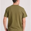 T shirt με botanic frame τύπωμα FBM009 065 04 Khaki (4)