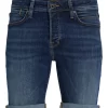 jean βερμούδα 12250489 Blue Denim (5)