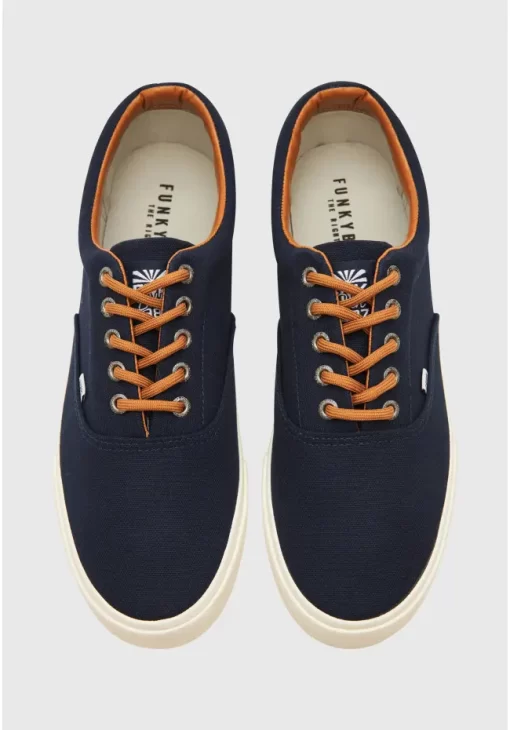 sneakers από καμβά FBM009 030 08 Navy (2)