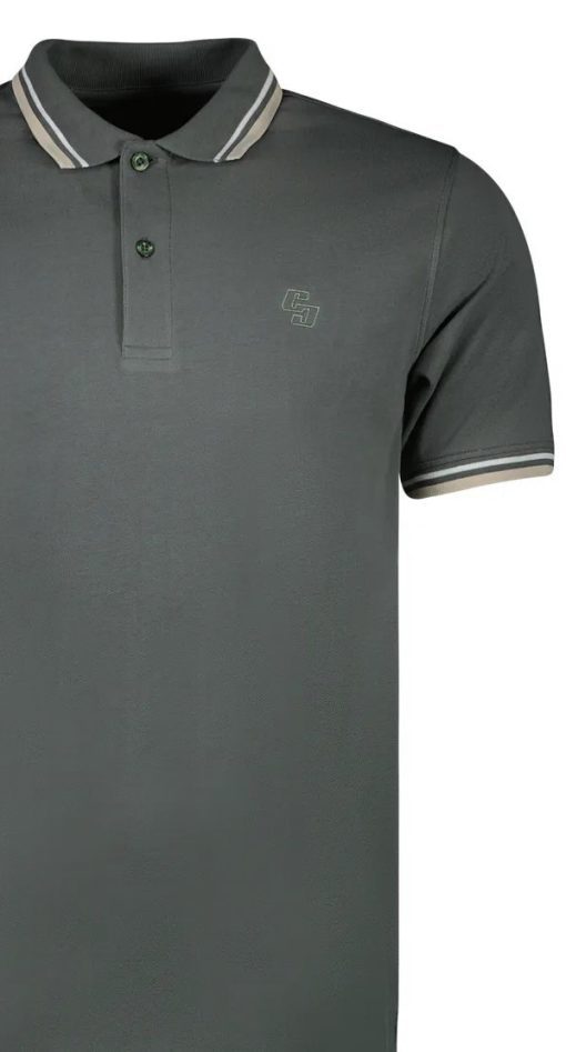 t shirt polo 6386344 Moss (2).