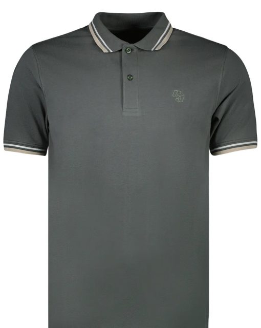 t shirt polo 6386344 Moss (2)