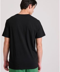 t shirt με Funky Buddha τύπωμα FBM009 094 04 Black