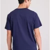 t shirt με Funky Buddha τύπωμα FBM009 094 04 Navy (4)