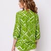 γυναικεία μπλούζα με V neck 390Ruba24 Green (4)