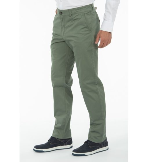 Chinos παντελόνι 7541 Olive (2)