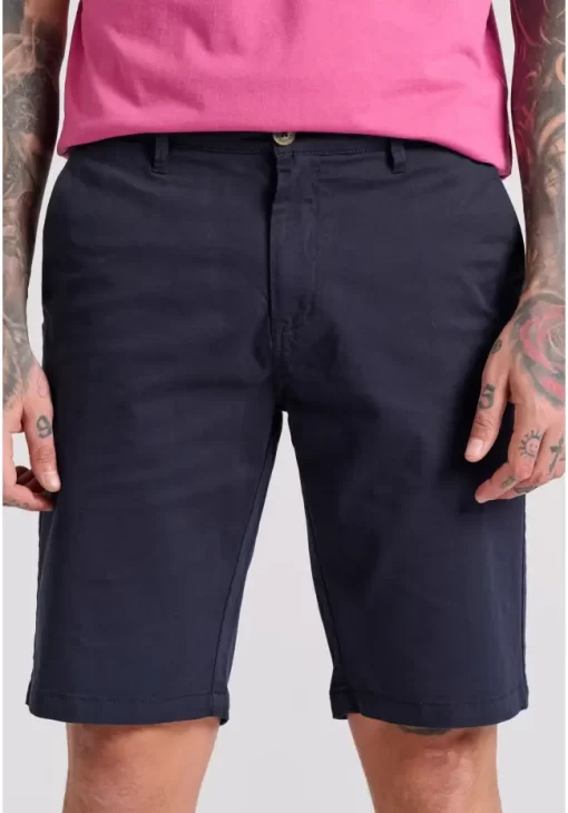 Essential βερμούδα chino FBM009 001 03 Navy