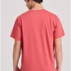 T shirt με embossed τύπωμα στο στήθος FBM009 026 04 Earth Red (4)