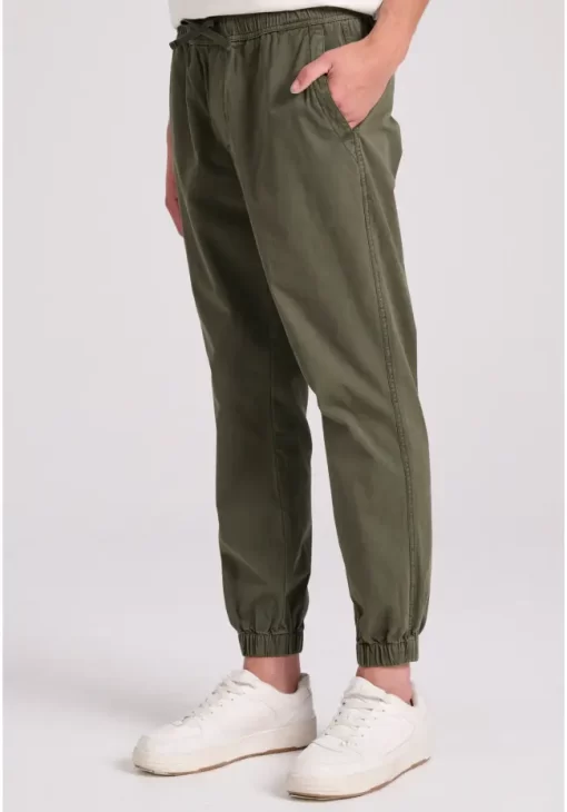 casual chino παντελόνι FBM009 013 02 D.k Green (3)