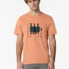 t shirt με στάμπα 10054348414 D.K Orange