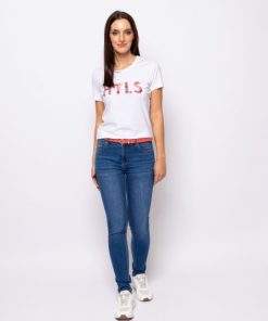 t shirt με τύπωμα 168Malla White (2)