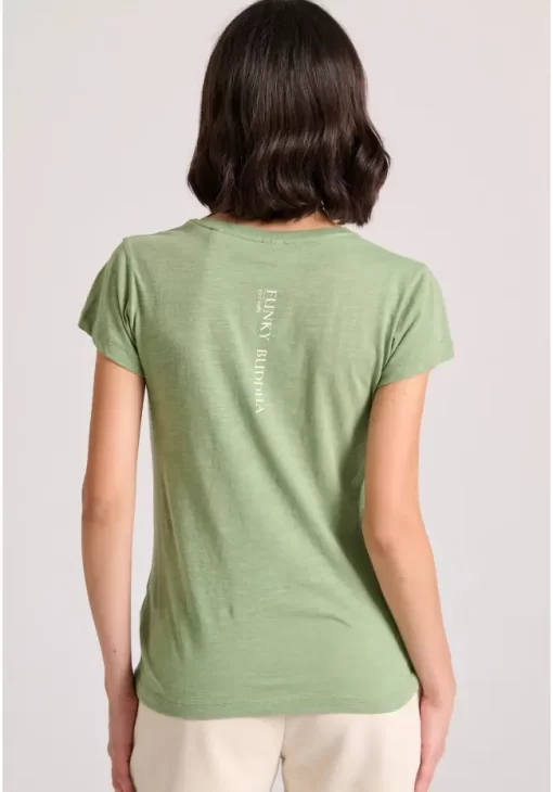 Γυναικείο t shirt με τύπωμα FBL009 162 04 Mineral Green (2)