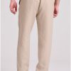 λινό casual chino παντελόνι FBM009 011 02 Beige